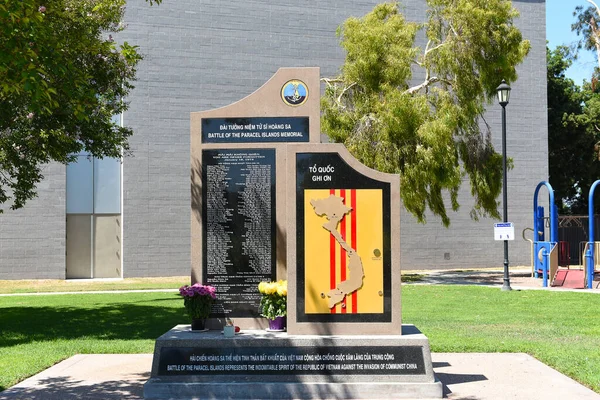 Westminster California July 2021 Paracel Islands Battle Memorial Sid Goldstein — Stock Photo, Image