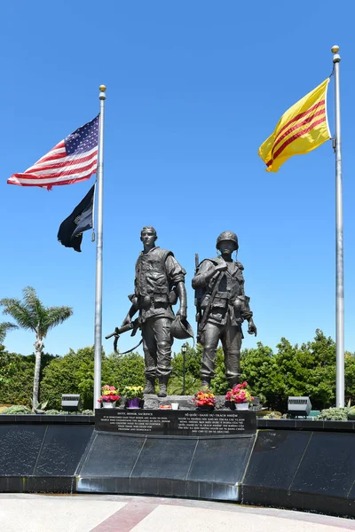 Westminster California Ιουλιου 2021 Κλείσιμο Του Μνημείου Πολέμου Του Βιετνάμ — Φωτογραφία Αρχείου