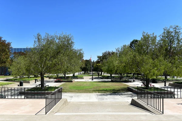 Westminster California Juli 2021 Civic Center Commons Een Stedelijke Oase — Stockfoto