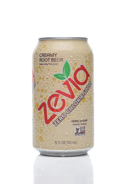 Irivne Kalifornien Jul 2021 Kall Burk Zevia Creamy Root Beer — Stockfoto