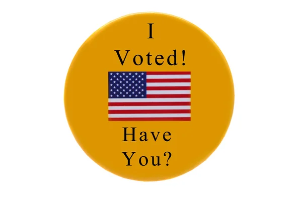 I Voted Have You Button — Stock Photo, Image