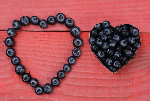 Berry Hearts — Stock Photo, Image