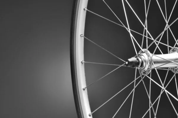 Fiets wiel close-up — Stockfoto