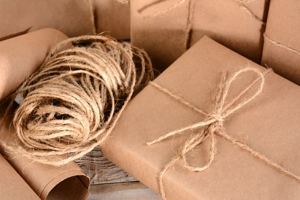 Packages and Twine — Stock Photo, Image