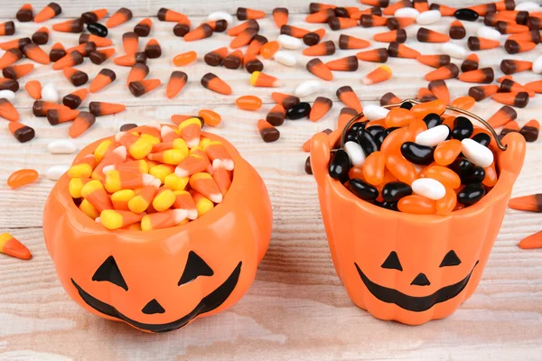 Pumpkin Bowl and Bucket — Stock Photo, Image