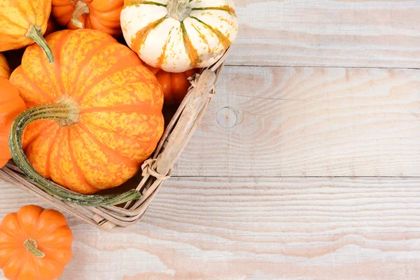 Herbstkorb Stillleben — Stockfoto