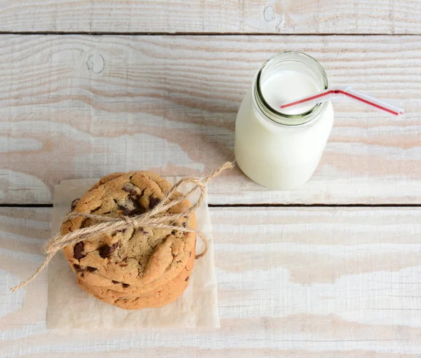 Cookies et place du lait — Photo