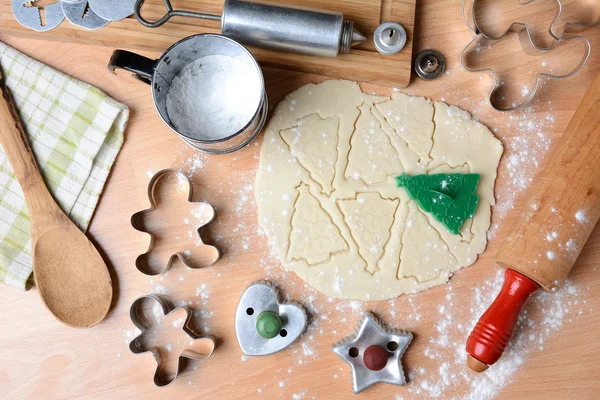 Cozinhando biscoitos de férias Natureza morta — Fotografia de Stock