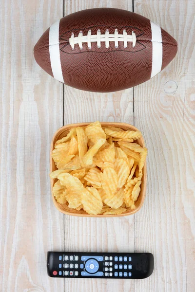 Football Chips Remote — Stock Photo, Image