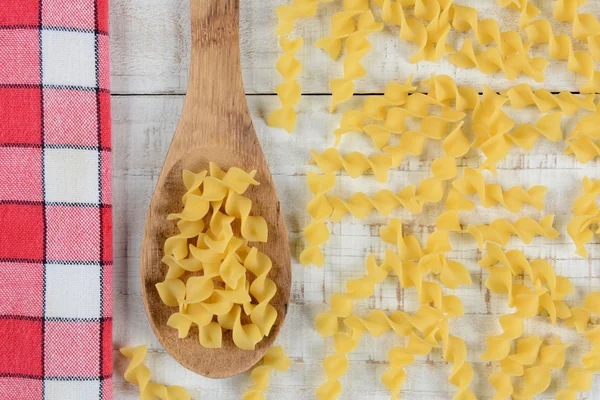 Tovagliolo di cucchiaio di pasta — Foto Stock