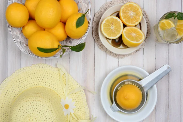 Att göra saft stilleben — Stockfoto