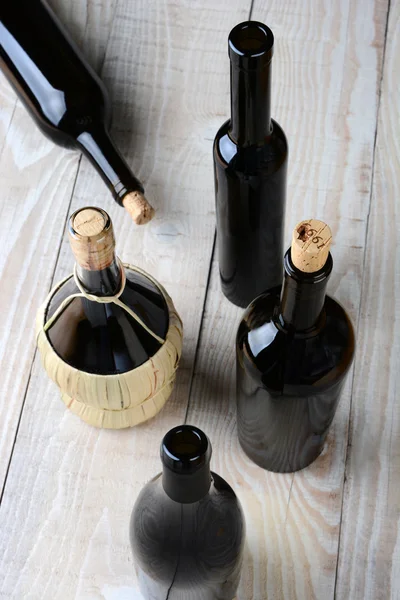 Assorted Wine Bottles — Stock Photo, Image