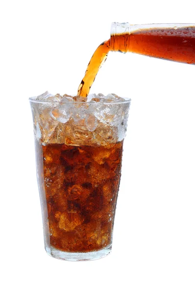 Soda pour — Stockfoto