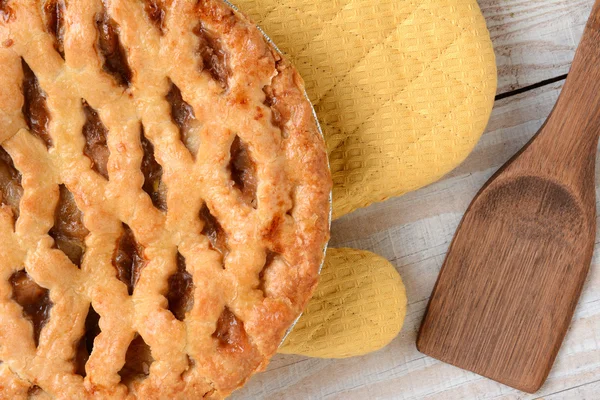Primer plano pastel de manzana —  Fotos de Stock