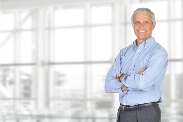 Casual Businessman Arms Folded — Stock Photo, Image