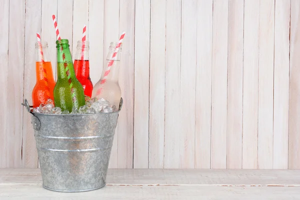 Bucket of Soda with Copy Space — Stock Photo, Image