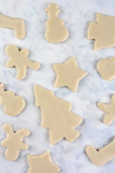 Formas de biscoito de Natal — Fotografia de Stock
