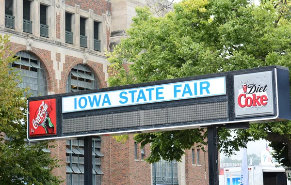 Señal justa del estado de Iowa — Foto de Stock