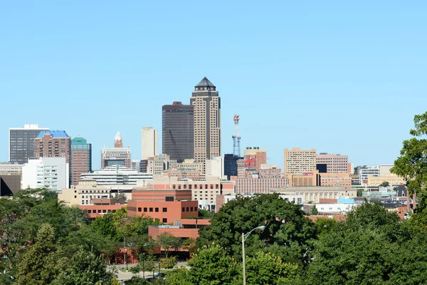 Des Moines Skyline — Stock Photo, Image