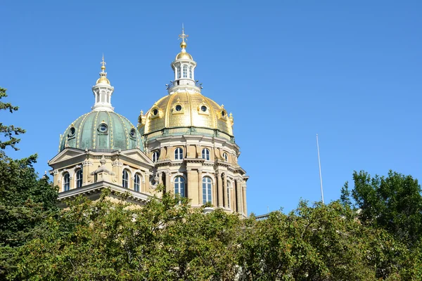 アイオワ州議会議事堂のドーム — ストック写真