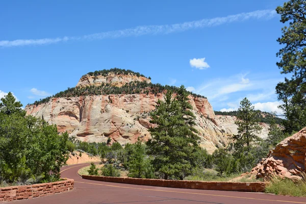 Zion-Mount Carmel autópálya — Stock Fotó