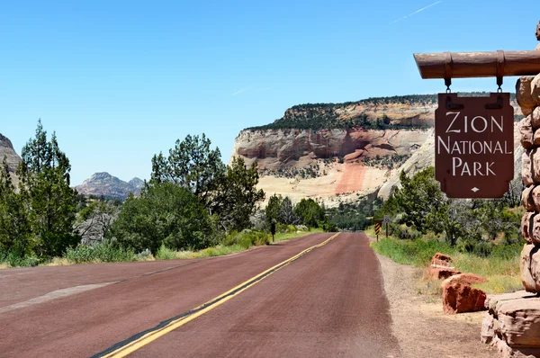 Zion Sign — Stock Photo, Image