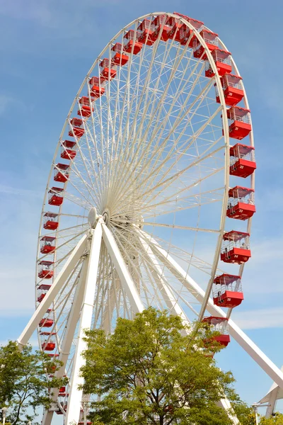 Navy pier óriáskerék — Stock Fotó