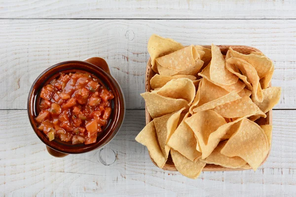 Chips och Salas Overhead vy — Stockfoto