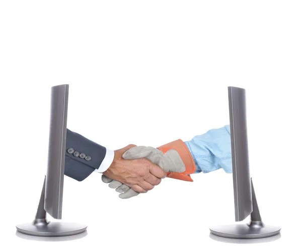 Management Labor Handshake — Stock Photo, Image
