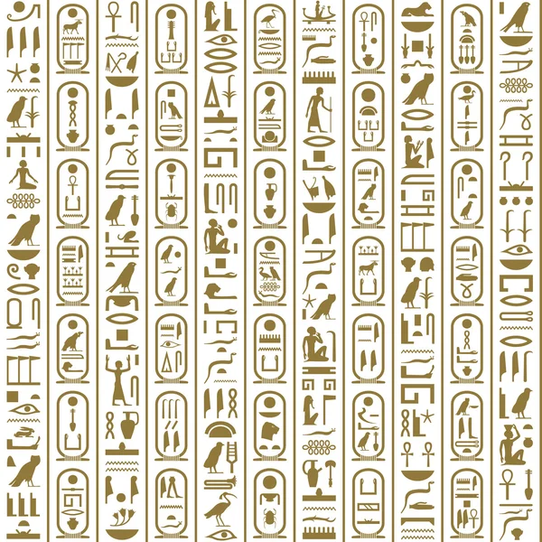 Oude Egyptische schrijven — Stockvector