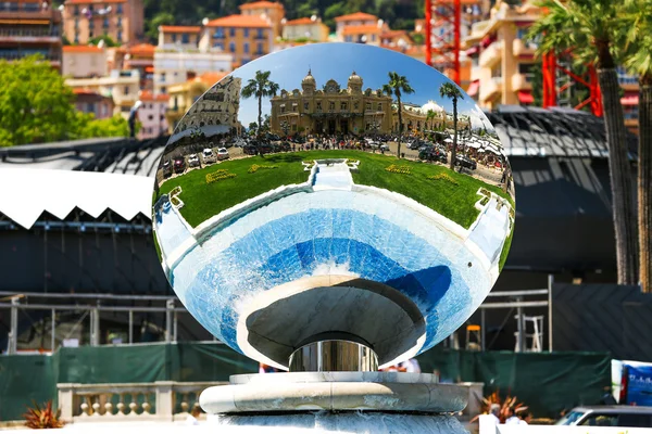 Monaco 02.Junho 2014, Monte Carlo Grand Casino. Um dos mundos. — Fotografia de Stock