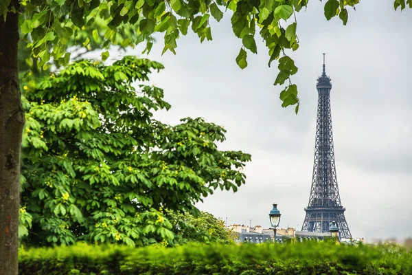 De Eiffeltoren in Parijs, Frankrijk — Stockfoto