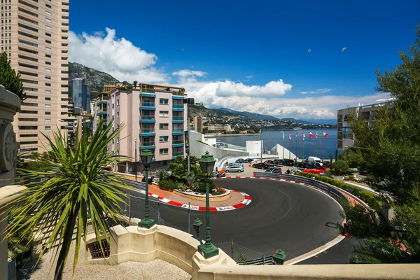 Monte Carlo, Monaco - 02 giugno 2014. Circuit de Monaco è uno stadio — Foto Stock