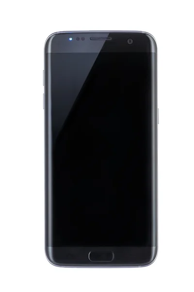 Studio shot of a black Edge smartphone — Stock Photo, Image