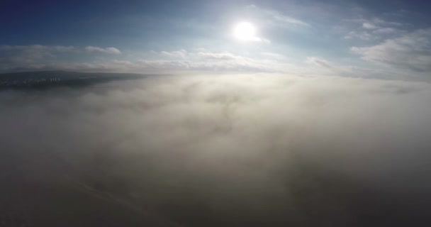 Boven de wolken — Stockvideo