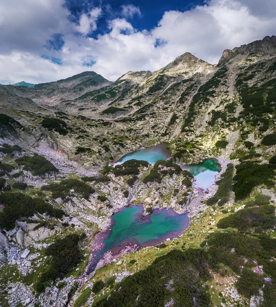 Mountain Lake, vista aérea — Fotografia de Stock