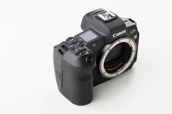 Varna Bulgarien November 2020 Bild Canon Eos Spegellös Digitalkamera Med — Stockfoto