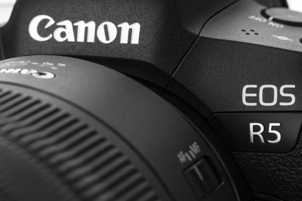 Varna Bulgaria Novembre 2020 Immagine Canon Eos Mirrorless Digital Camera — Foto Stock