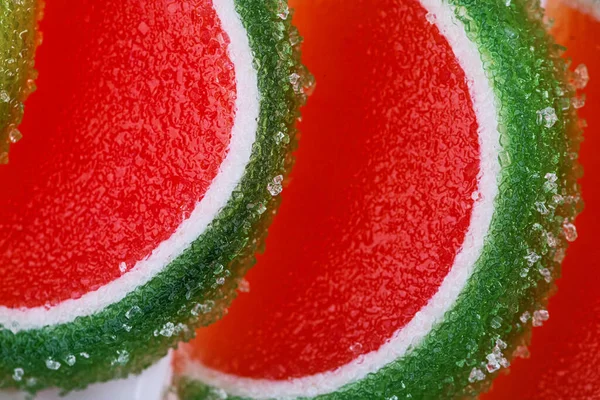 Candies Jelly Sugar Isolated Fruit Jellies Bonbon — Stock Photo, Image