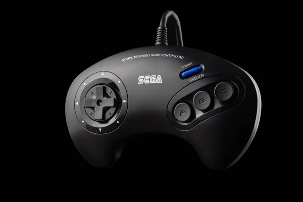 Varna Bulgarien März 2021 Der Controller Der Bit Spielkonsole Sega — Stockfoto