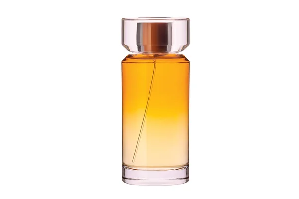 Frasco Spray Perfume Isolado Fundo Branco Com Caminho Recorte — Fotografia de Stock