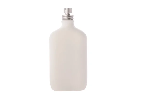 Parfym Sprayflaska Isolerad Vit Bakgrund Med Klippbana — Stockfoto