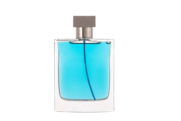 Flacon Vaporisateur Parfum Isolé Sur Fond Blanc Avec Chemin Coupe — Photo