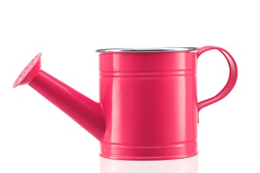 pembe sulama üzerine beyaz izole olabilir 