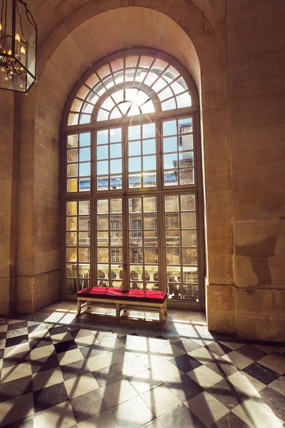 Luxury palace glass windows in Versailles palace,  France — Stock Photo, Image