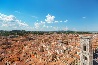 Eski Floransa ve Kilisesi Saint Mary çiçek Panoraması