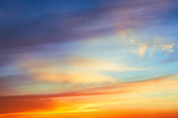 Fondo del cielo al atardecer — Foto de Stock