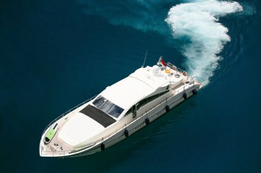 Fransız Rivierası, M yakınında Akdeniz yelken lüks yat
