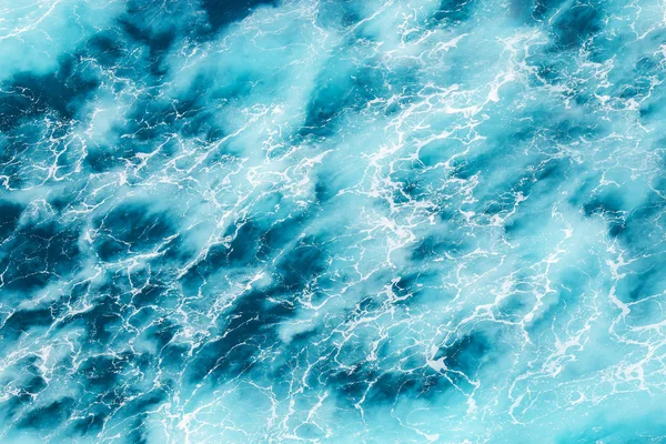 Salpicadura abstracta de agua de mar turquesa para el fondo — Foto de Stock