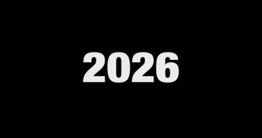2026 Mutlu Yıllar Animasyon Zamanı 2023 'ten 2026 yılına kadar değişiyor.